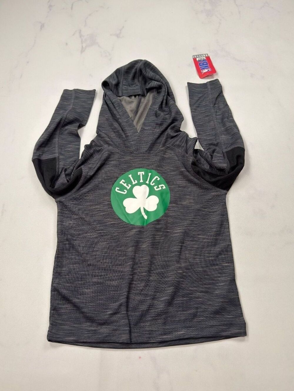 NBA Hoodie Gray Boston Celtics - Boys XS NWT